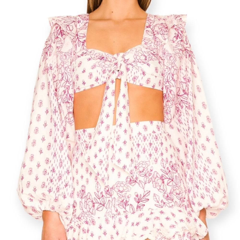 HEMANT AND NANDITA suki crop top, xl